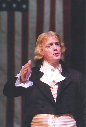Barker as Thomas Jefferson