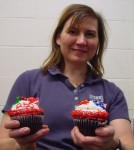 Tammy and Joe, the winners of the SCHS Cakeway Cupcake Prize.