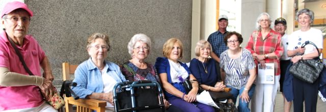 Most of the group that attended the September SCHS Meet-at-the-site Tour to Missouri History Museum