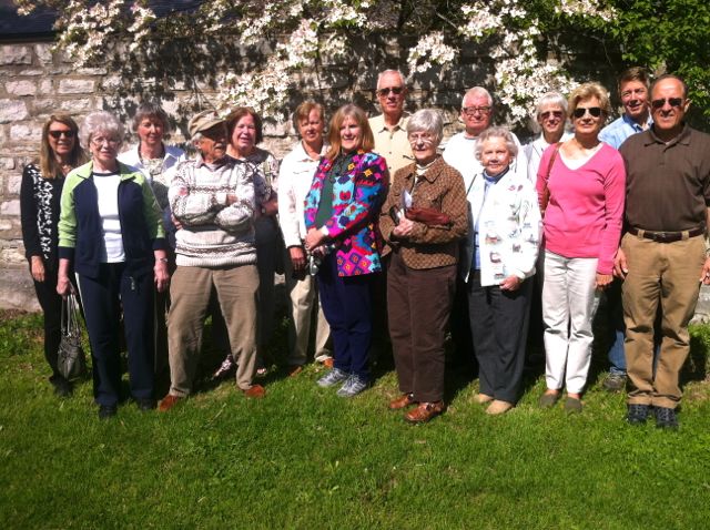 SCHS members attending the April 2015 Meet-at-the-Site Tour to Jefferson Barracks Historic Site.