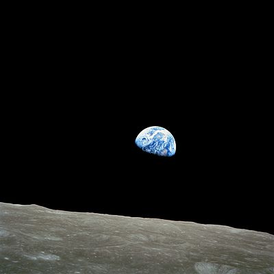 Apollo 8 “Earthrise” photo was taken by Bill Anders on December 24, 1968.