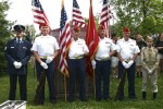 SCHS Memorial Day ceremony 2015 Color Guard from the Marine Corps League, South St. Louis Detachment #183. Photo by Paul Simons