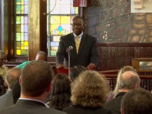 Clementa C Pinckney - senior pastor of Emanuel AME church in Charleston, South Carolina, victim of the deadly shootings, June 17, 2015.