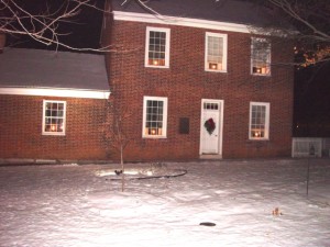 Sappington House on night of “Crestwood, Nite of Lights” Friday, December 6, 2013.