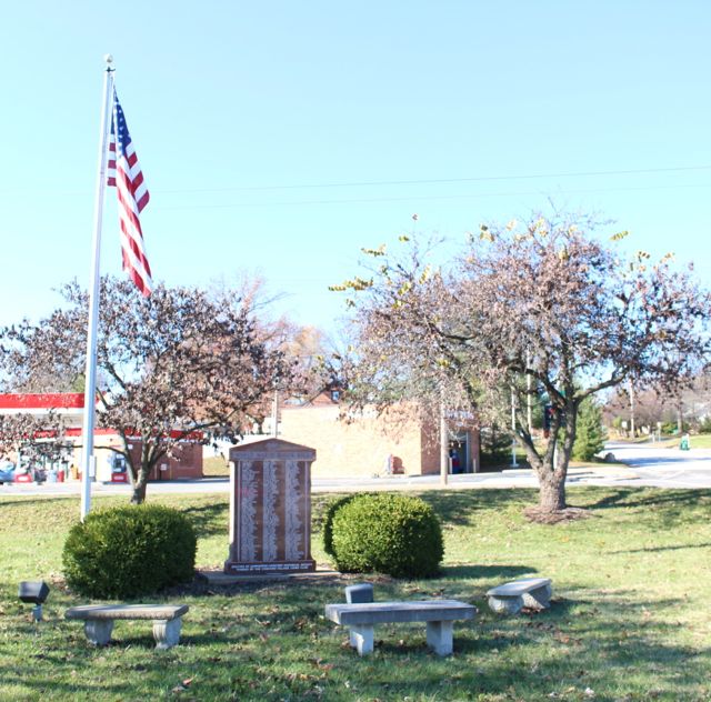 Flag restored at SCHS Memorial Park on a beautiful, calm, cold Sunday morning.