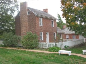 The Sappington House as seen from it back garden.