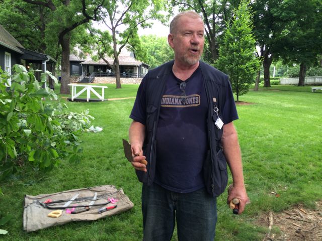 Dr Michael Fuller, heard archaeologist and leader of the AIA portion of the dig.