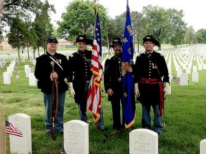 Commemoration at White Haven of Grant's death. Photo from South County Times.