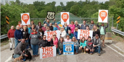 The campaign to save the Route 66 Meramec River Bridge.