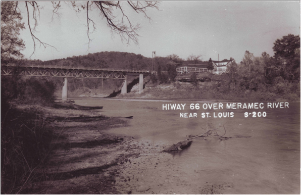 Bridge over the Meramec River at Route 66 State Park. Photo from MoDOT 