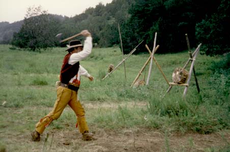 From: Tomahawk throwing: http://www.historicpointbasse.com/2016pioneerfest.cfm