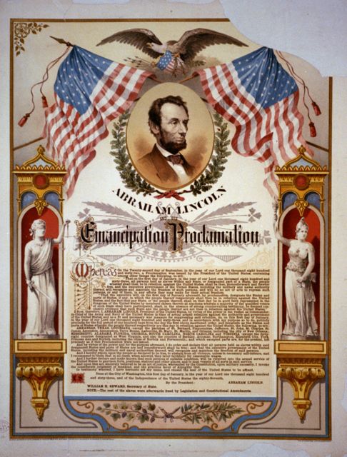 One copy of the Emancipation Proclamation in the Library of Congress