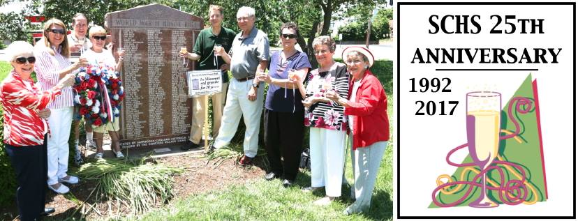 A toast to the 20th anniversary of the rebuilding of the World War II Honor Roll monument