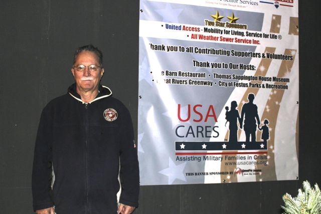 Harold Lindner, veteran honoree, after the ceremony