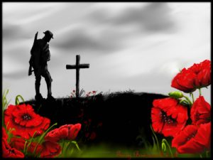 Poppies have come to represent WWI and the hope for peace. Graphic from: http://gtownview.com/2017/05/in-georgetowns-fields-the-poppies-blow/