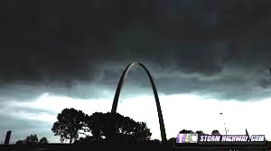 Ominous clouds over St Louis. From stormhighway.com