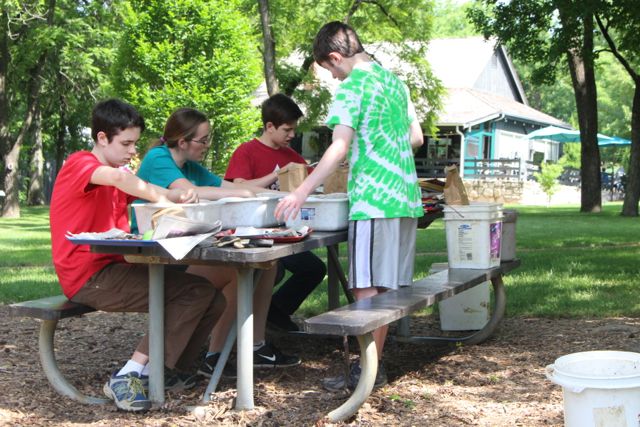 The archaeological dig at Sappington House - For students