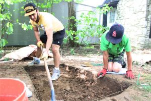 The archaeological dig at Sappington House - For students