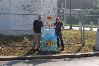 Oldest water tower in St. Louis - Gina Harmon, Artist #220